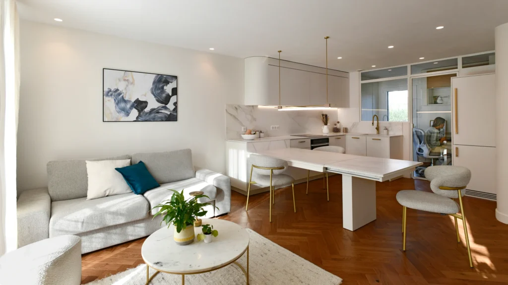 Reforma integral de apartamento en Nantes